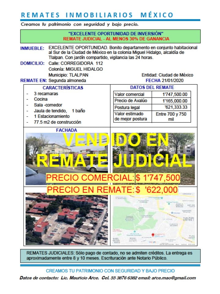 Departamento Barato en Tlalpan